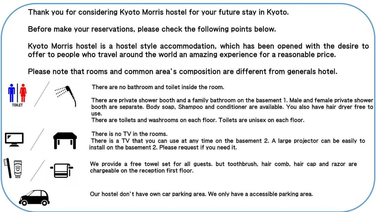 Kyoto Morris Hostel Exteriér fotografie